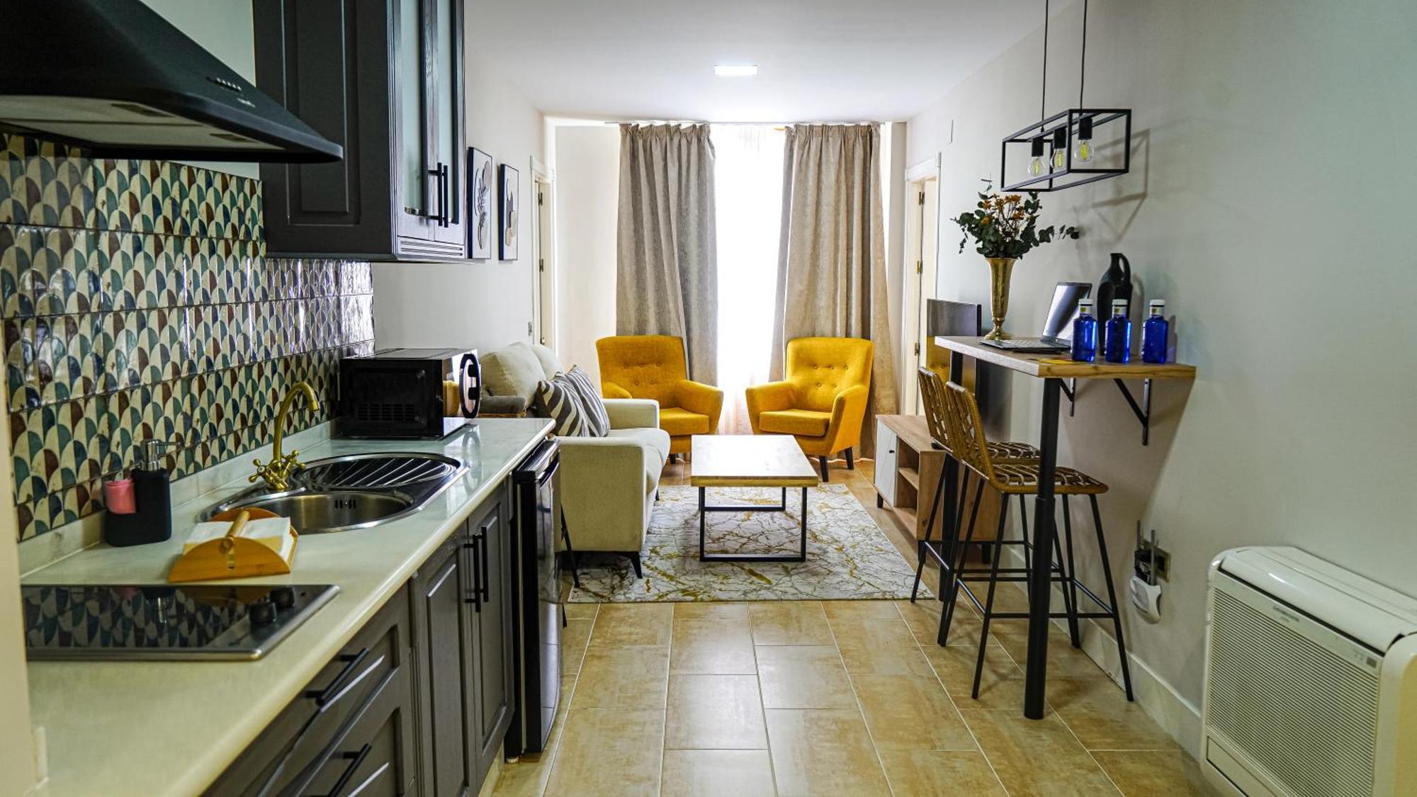 Apartamentos Puente Romano Suites Mérida Exteriör bild